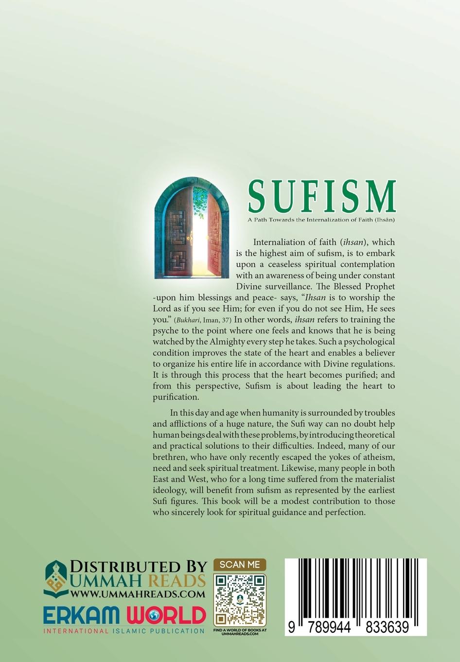 Rückseitencover Sufism - A path towards the internalisation of Faith (Ihsan)