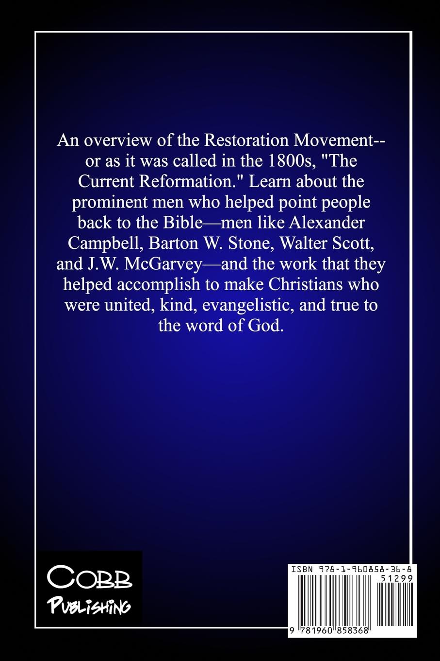 Rückseitencover Makers and Molders of the Restoration Movement