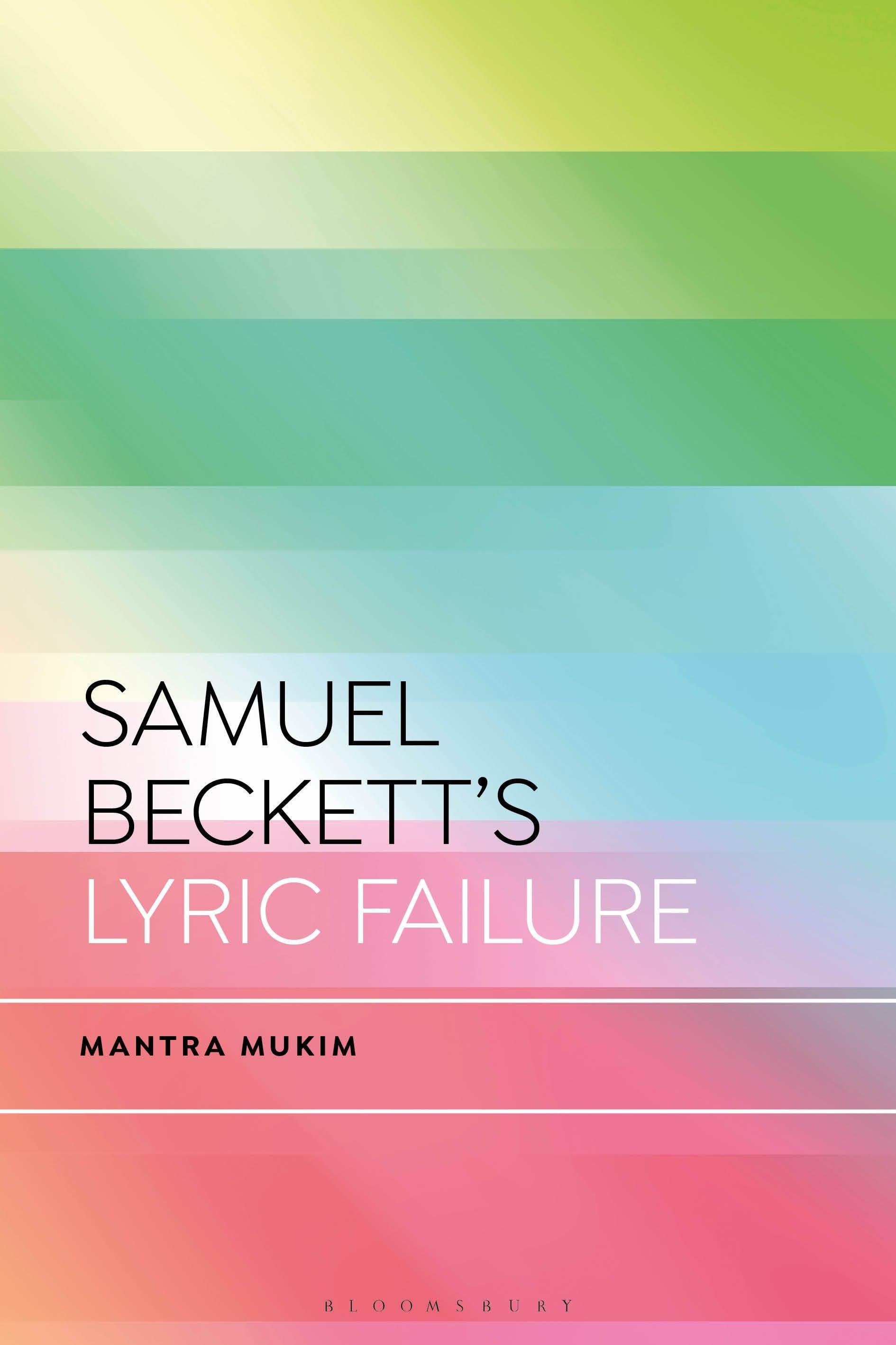 Vorderes Coverbild Samuel Beckett's Lyric Failure