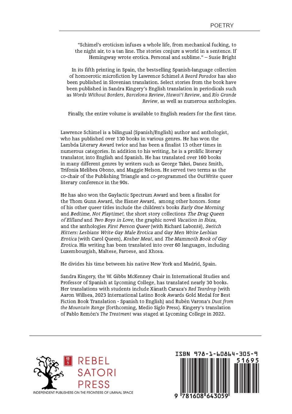 Rückseitencover A Beard Paradox