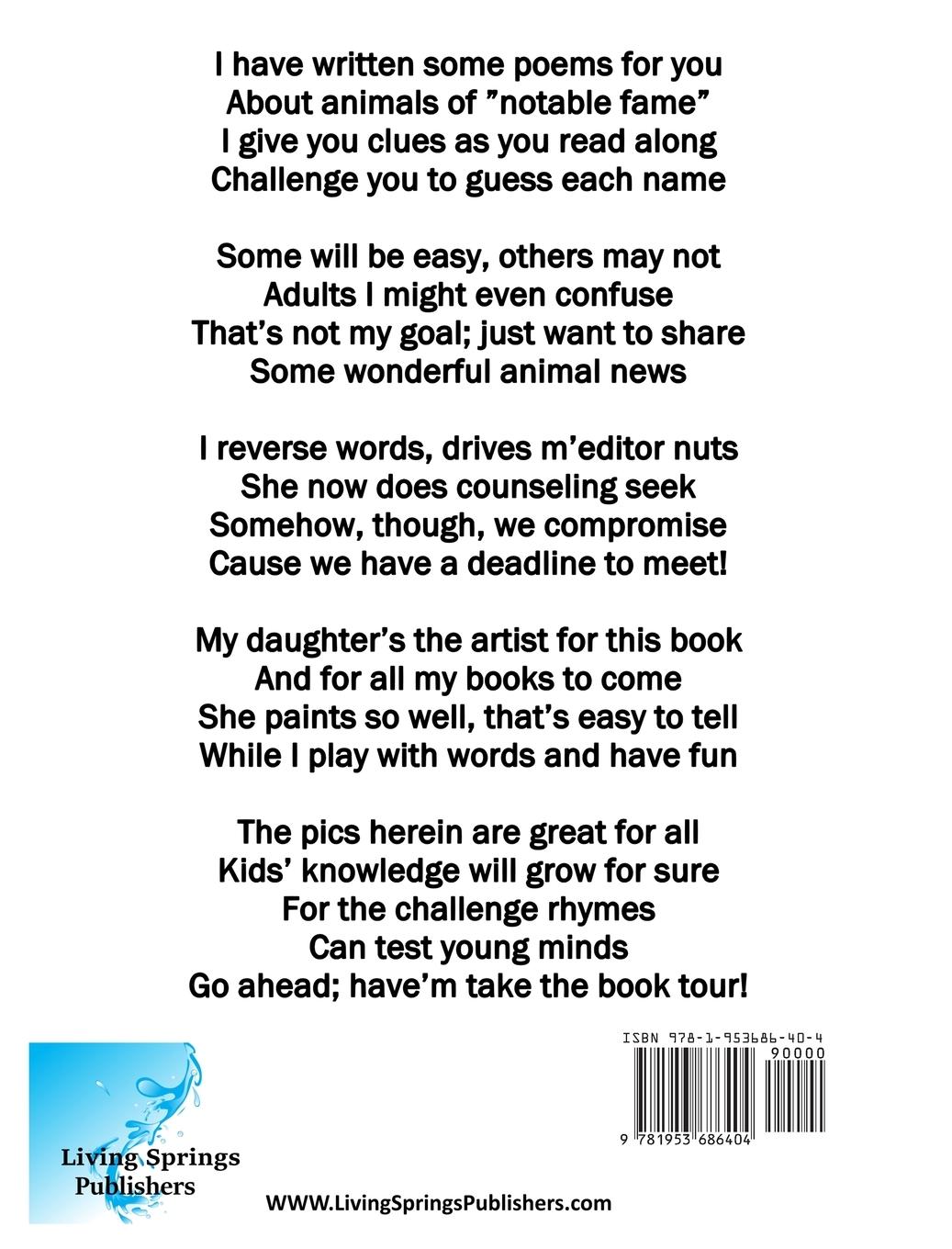 Rückseitencover Can You Guess Who I Am? Book 1