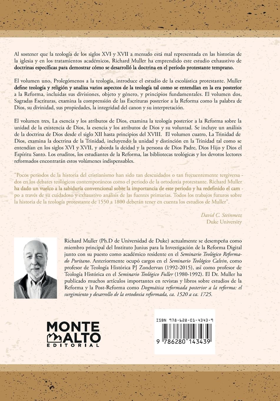 Rückseitencover Dogmática reformada posterior a la Reforma Vol. 2