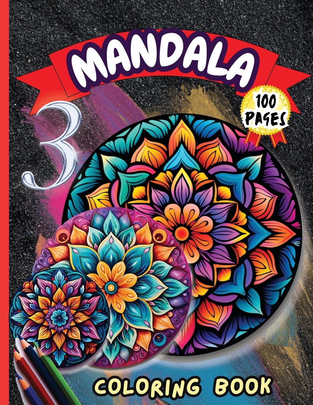 Vorderes Coverbild Mandala 3 Coloring Book