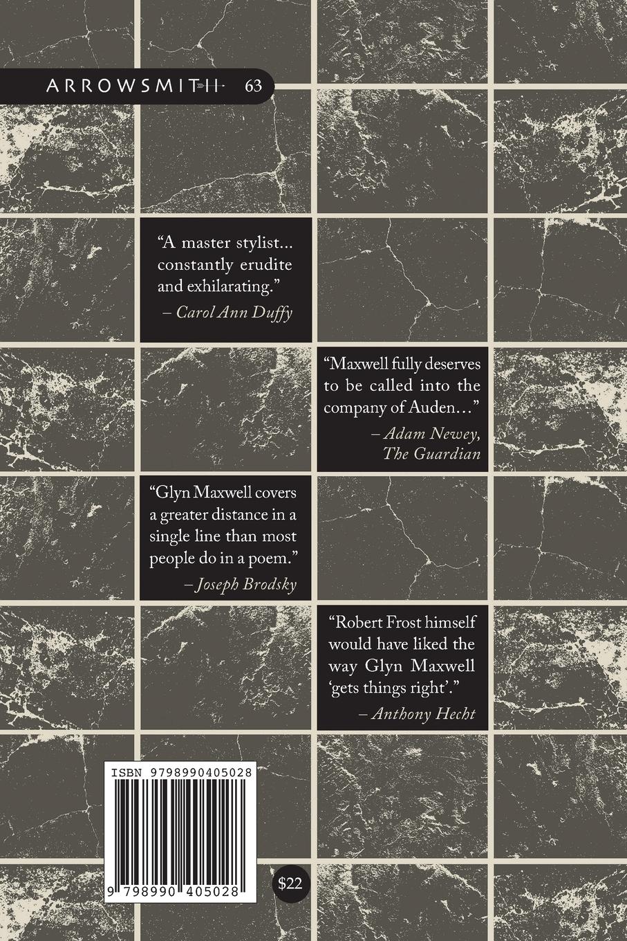 Rückseitencover New and Selected Poems