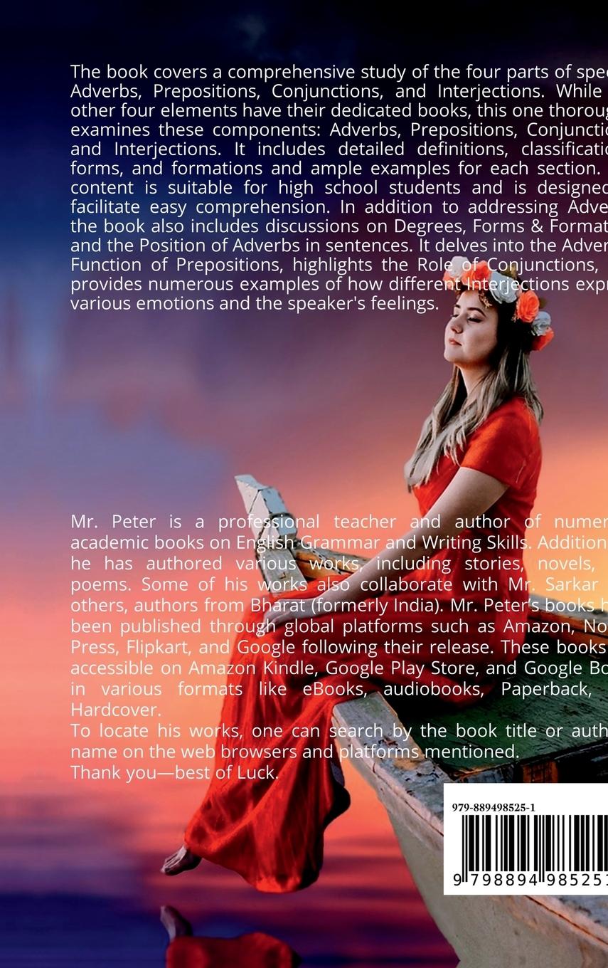 Rückseitencover Study of Adverbs, Prepositions, Conjunctions & Interjections