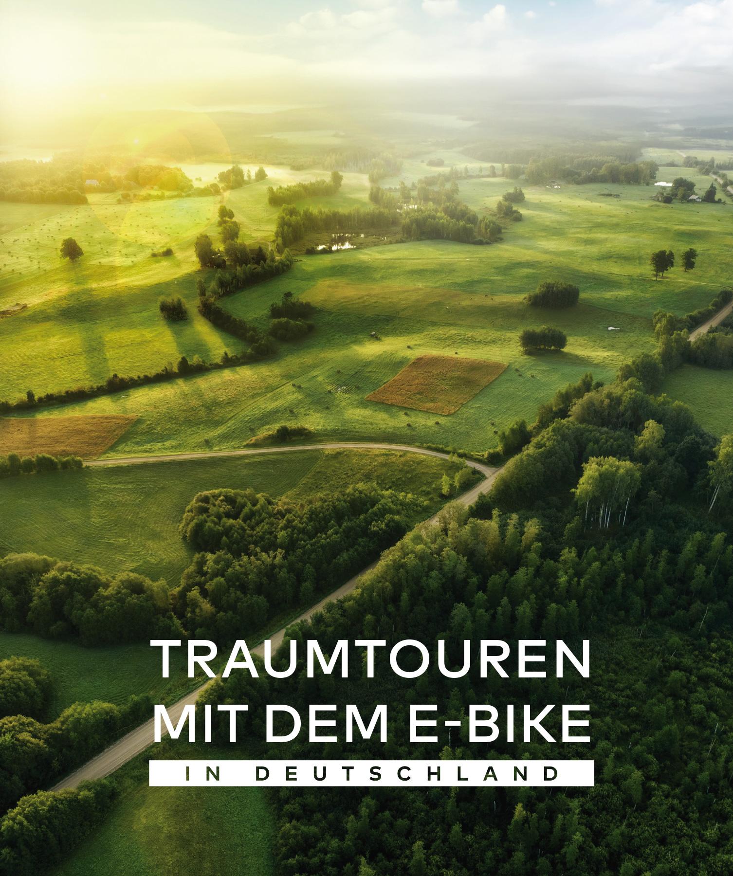 Vorderes Coverbild Traumtouren mit dem E-Bike in Deutschland