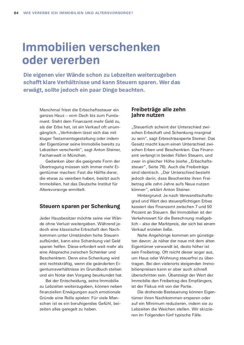 Beispielinhalt (Bild) Das Nachlass-Set