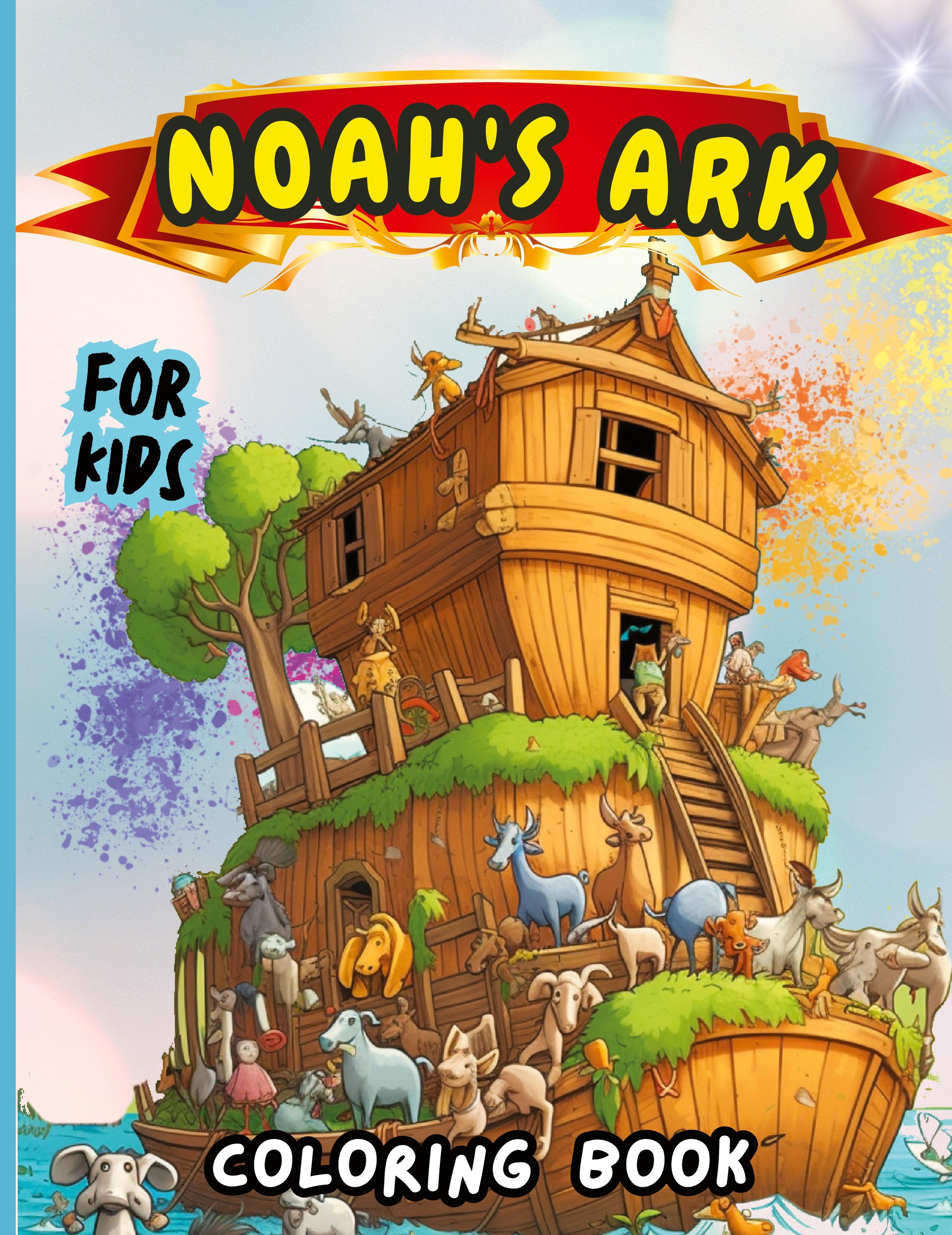 Vorderes Coverbild Noah's Ark Coloring Book for Kids