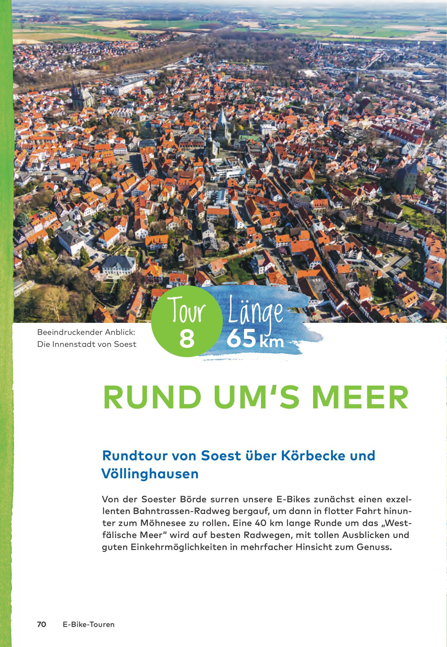 Beispielinhalt (Bild) Die 27 schönsten E-Bike Touren im Sauerland