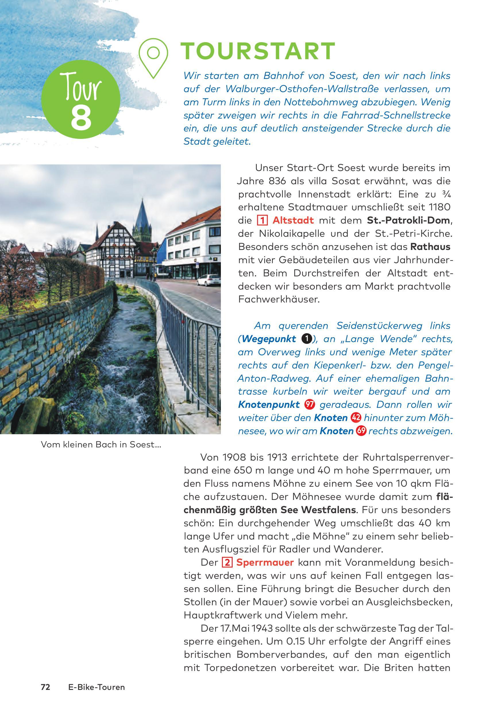 Beispielinhalt (Bild) Die 27 schönsten E-Bike Touren im Sauerland