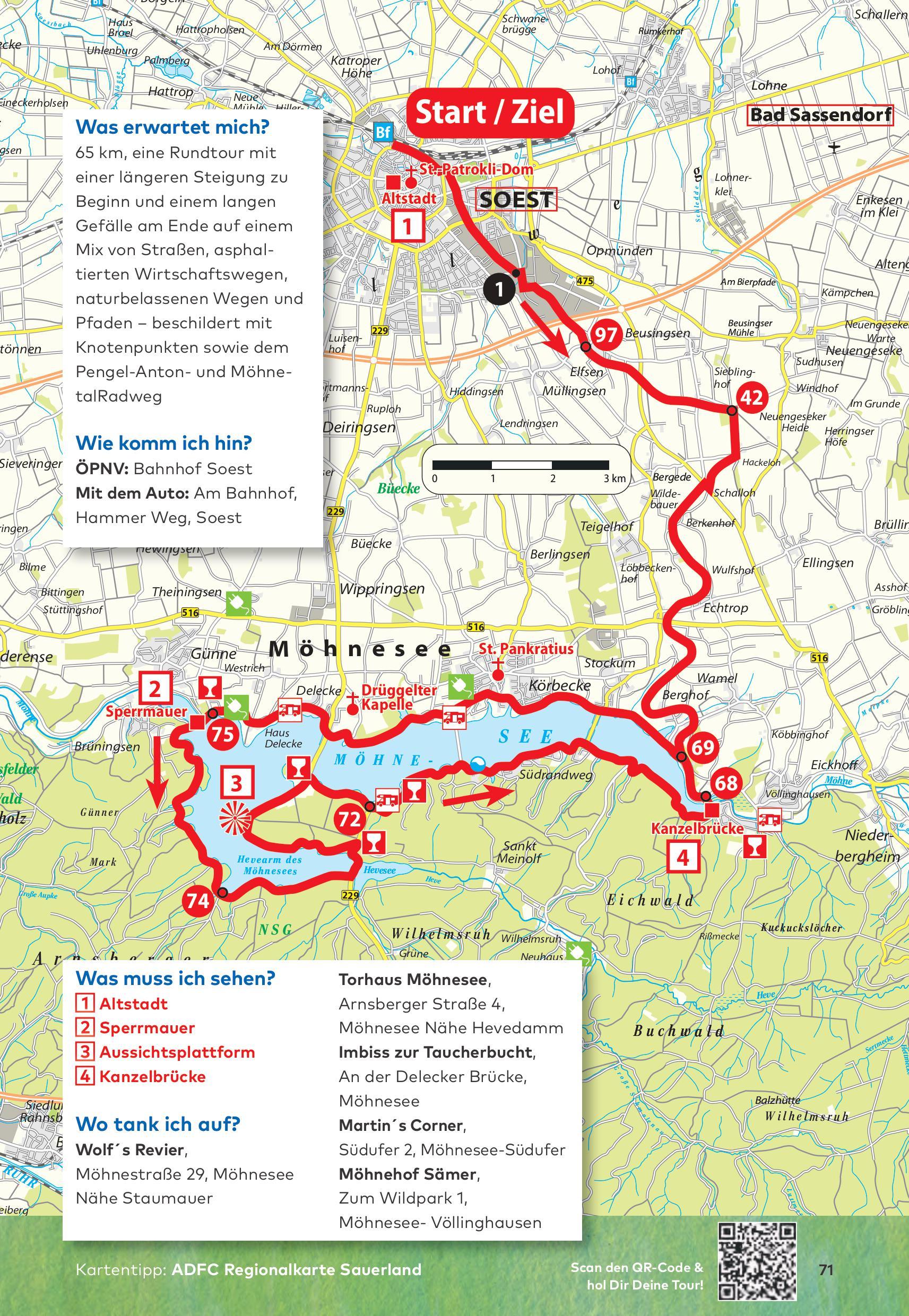 Beispielinhalt (Bild) Die 27 schönsten E-Bike Touren im Sauerland
