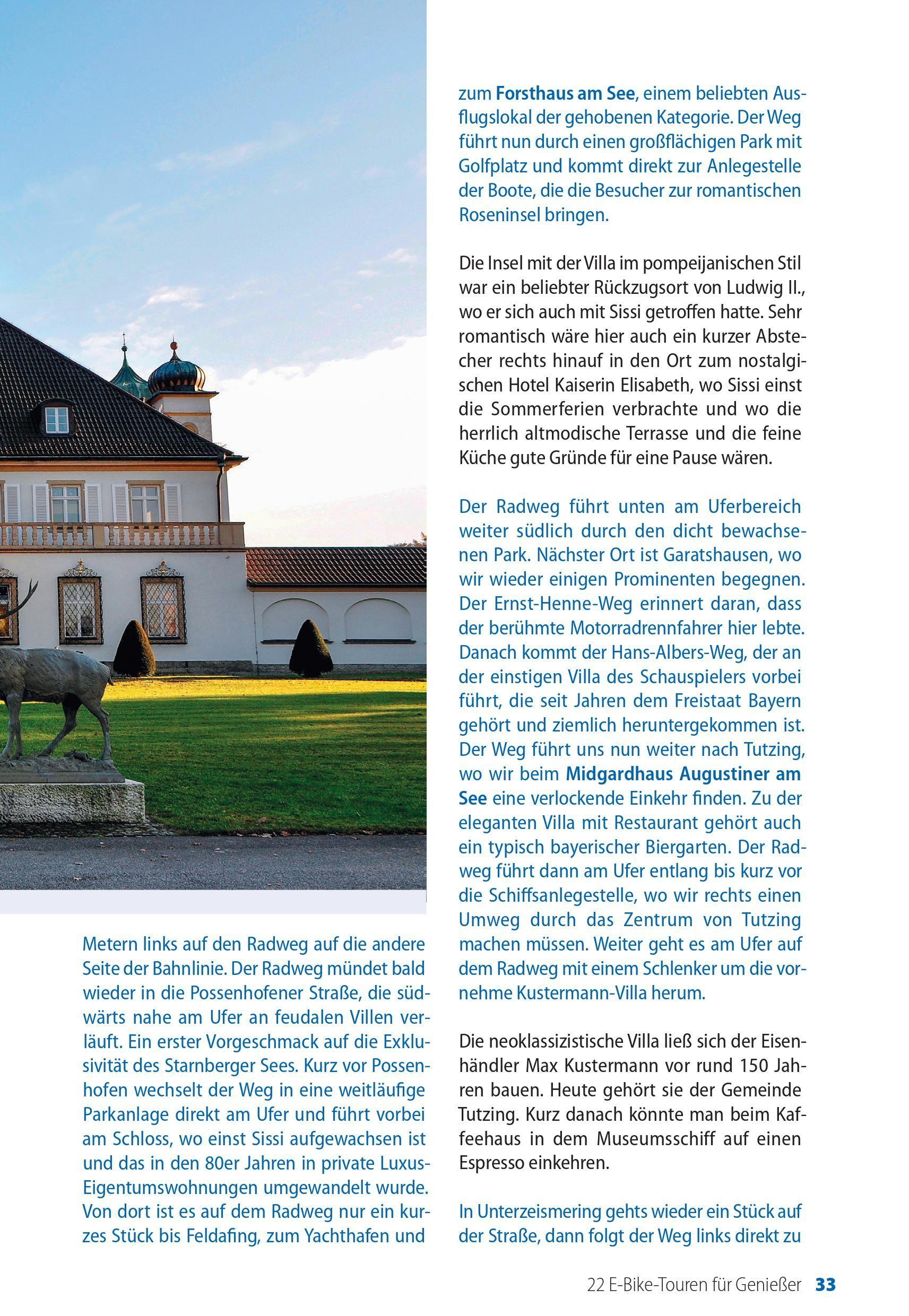 Beispielinhalt (Bild) Die 22 schönsten E-Bike-Touren für Genießer im Alpenvorland, Österreich, Südtirol, Venetien und Friaul