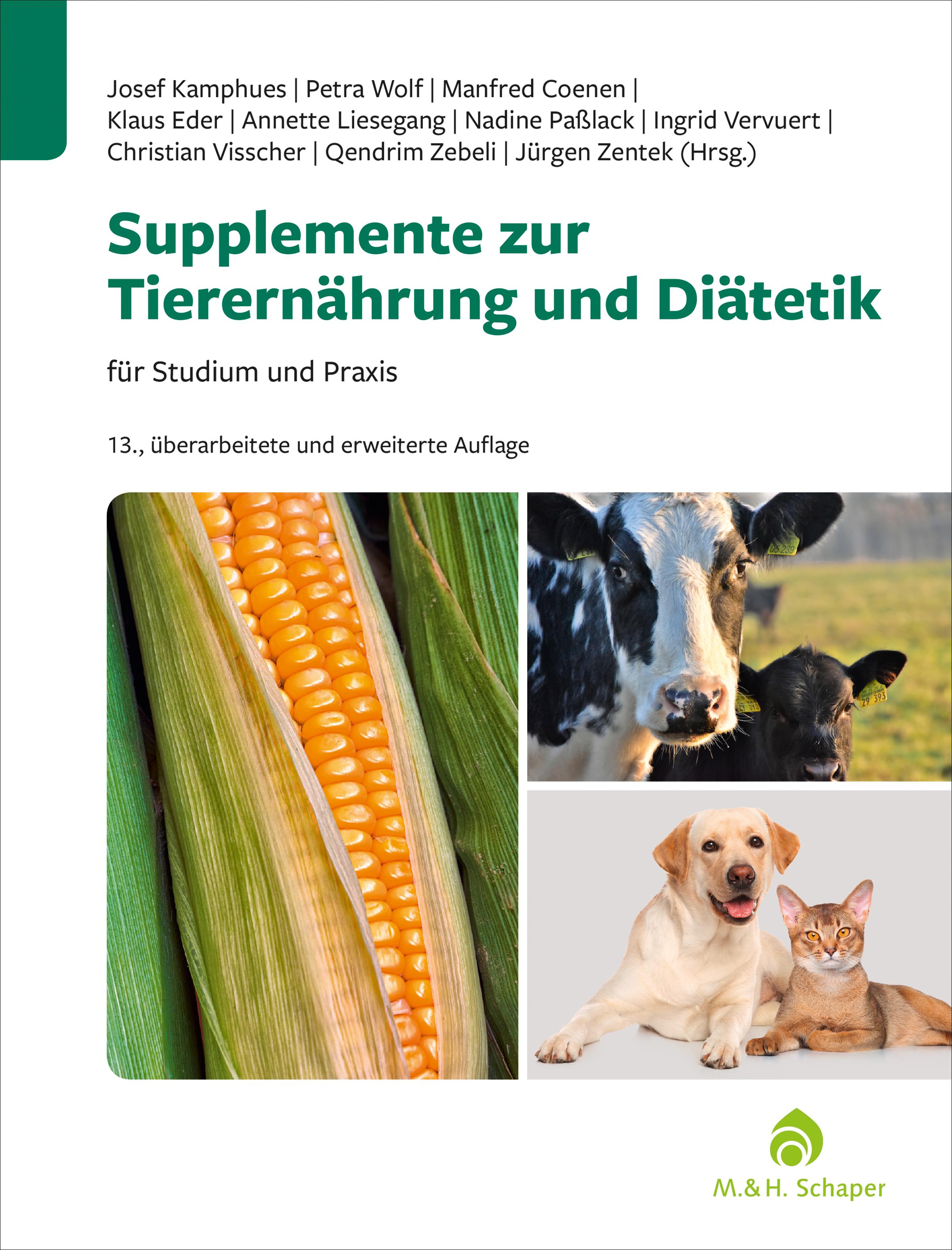 Vorderes Coverbild Supplemente zur Tierernährung für Studium und Praxis