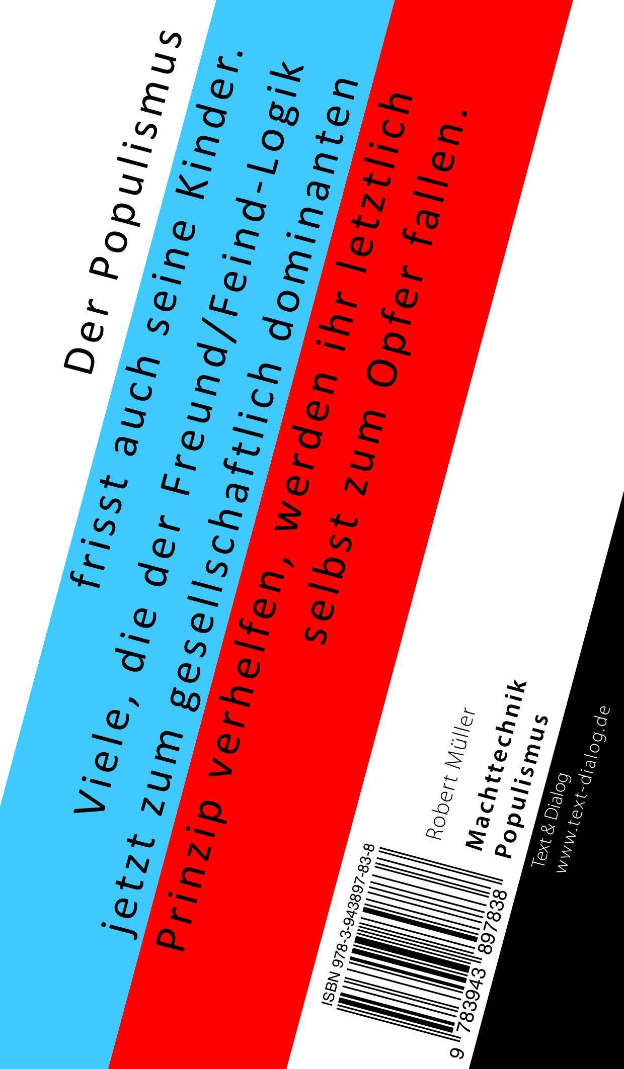Rückseitencover Machttechnik Populismus