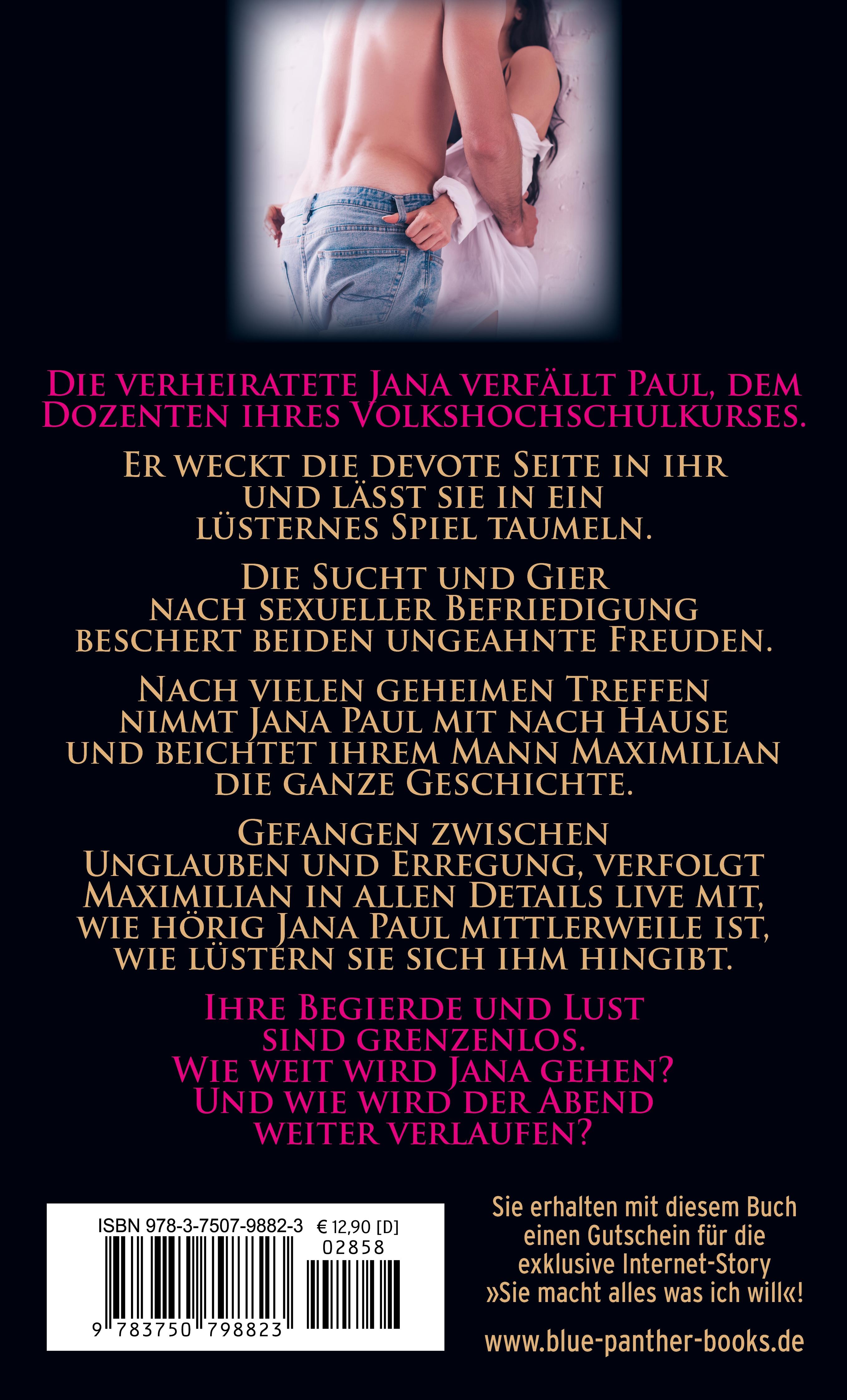 Rückseitencover Deine Ehefrau, ist meine devote Sklavin! Erotischer SM-Roman