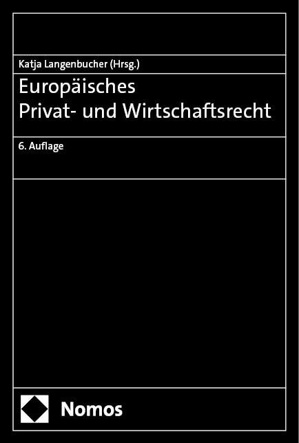 Vorderes Coverbild Europäisches Privat- und Wirtschaftsrecht