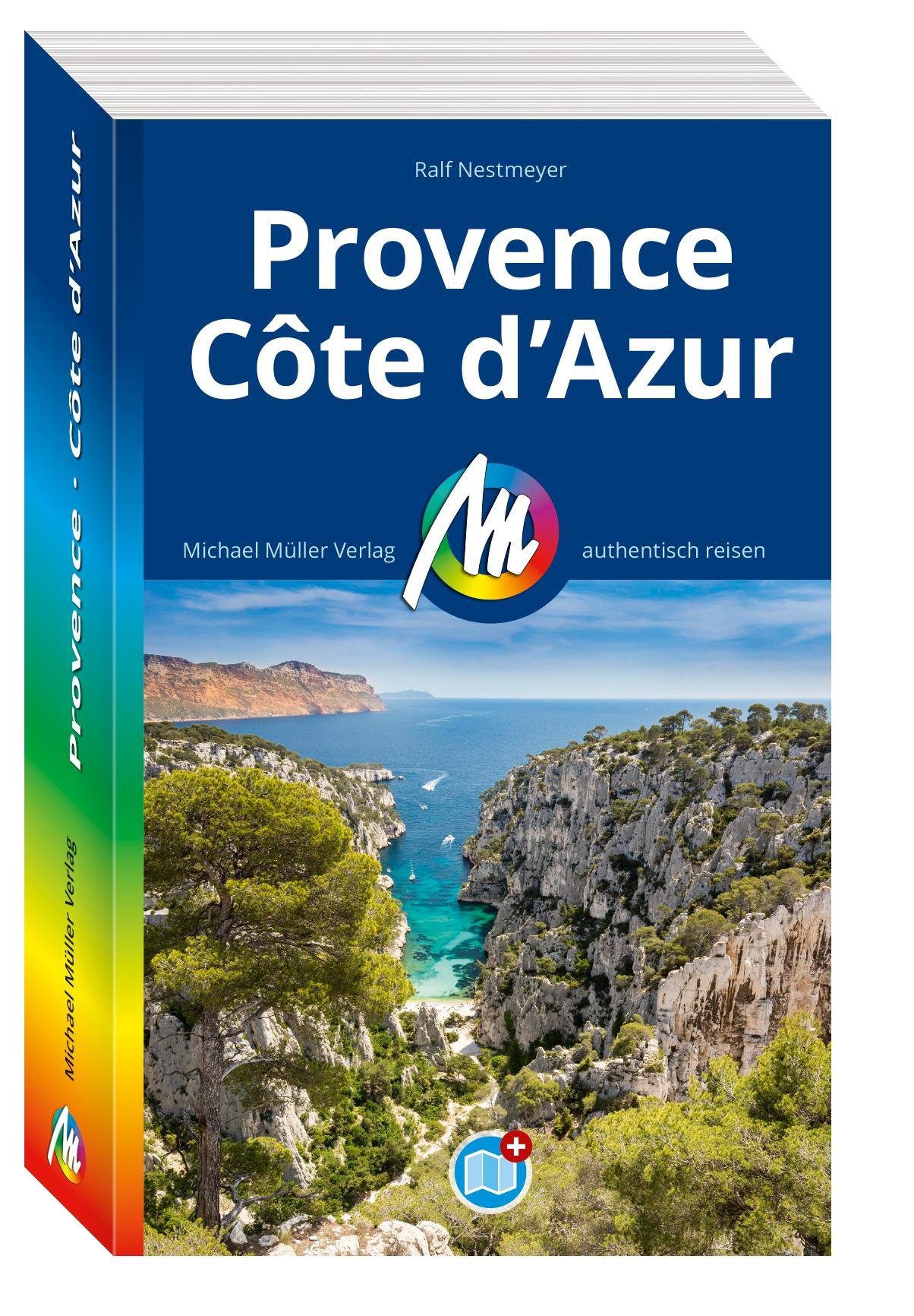 Vorderes Coverbild MICHAEL MÜLLER REISEFÜHRER Provence & Côte d'Azur