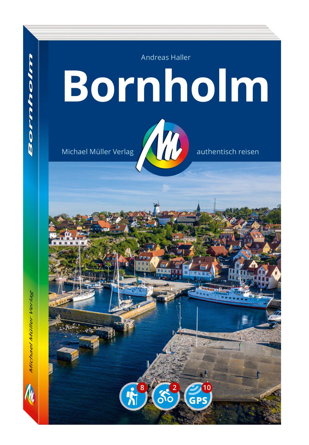 Vorderes Coverbild MICHAEL MÜLLER REISEFÜHRER Bornholm