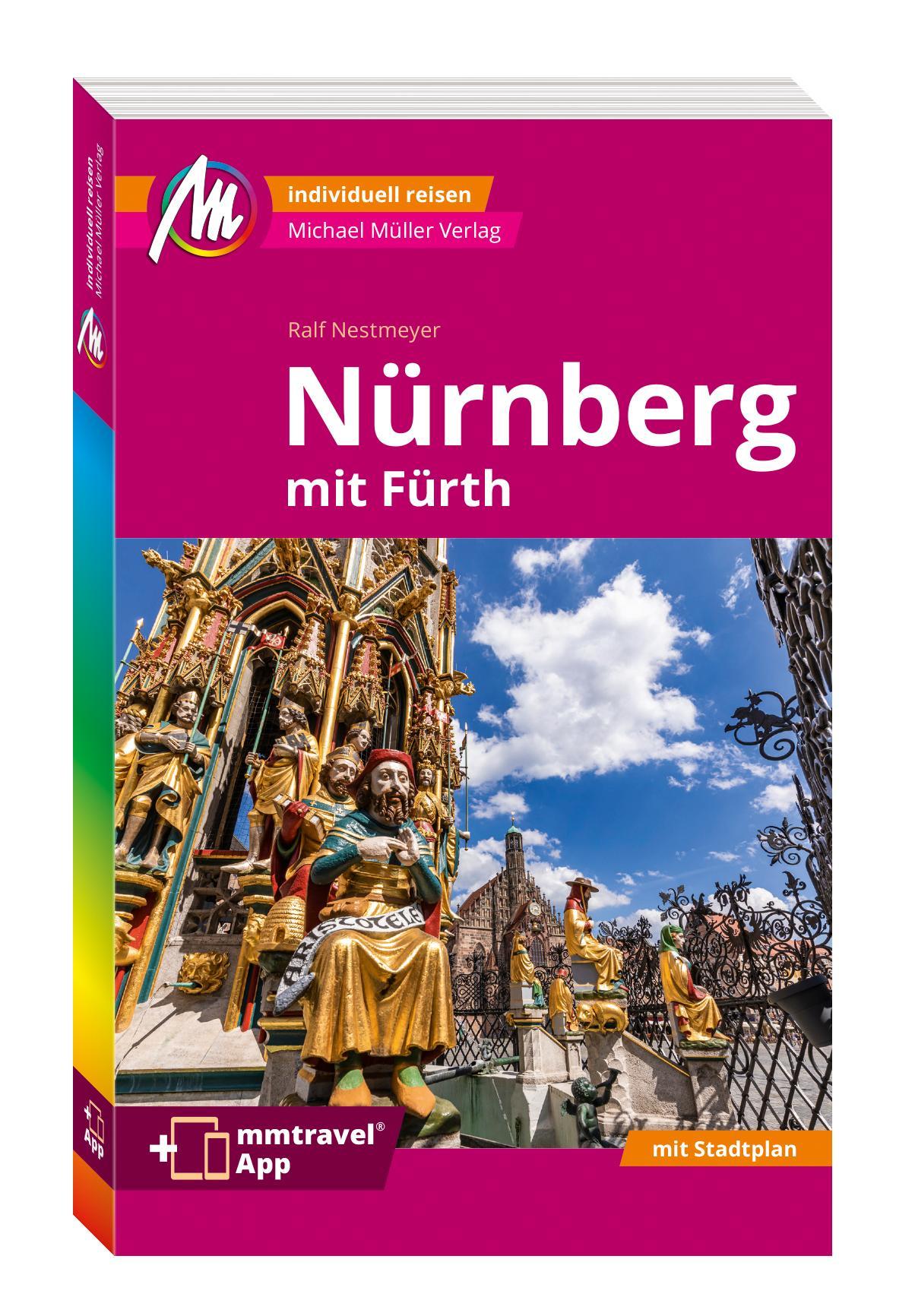 Vorderes Coverbild MICHAEL MÜLLER REISEFÜHRER Nürnberg MM-City