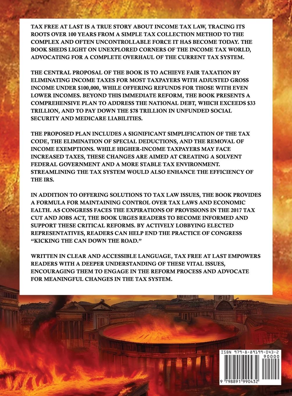 Rückseitencover TAX FREE AT LAST