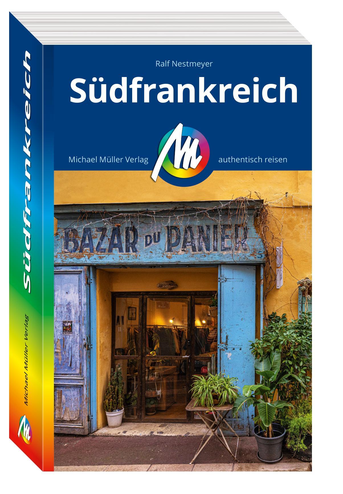 Vorderes Coverbild MICHAEL MÜLLER REISEFÜHRER Südfrankreich