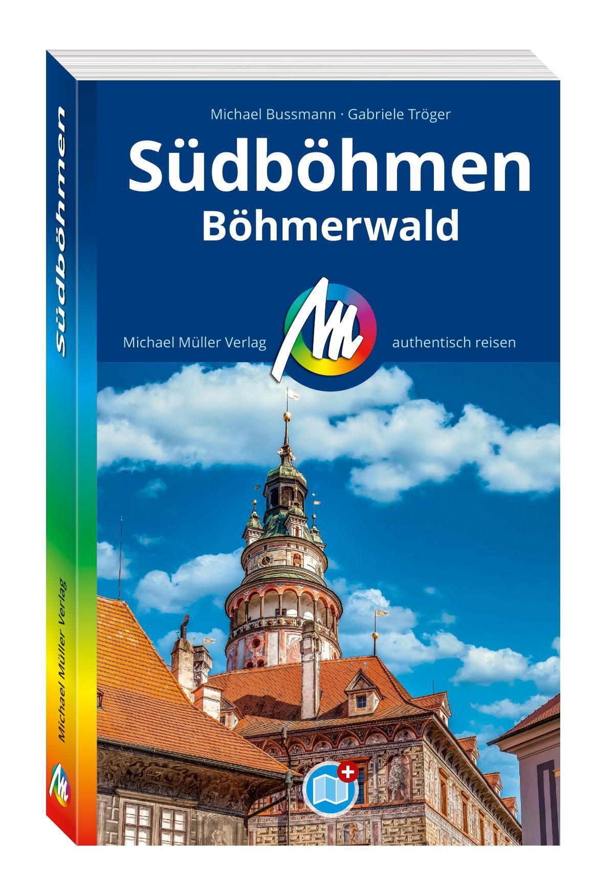 Vorderes Coverbild MICHAEL MÜLLER REISEFÜHRER Südböhmen