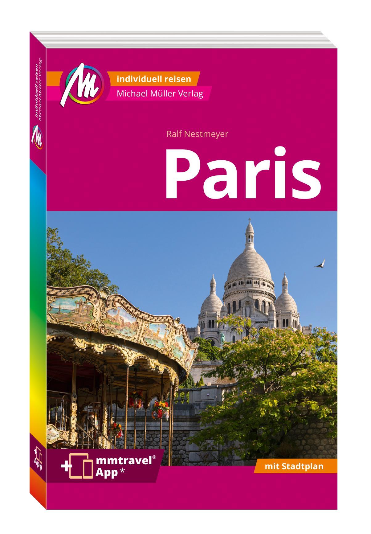 Vorderes Coverbild MICHAEL MÜLLER REISEFÜHRER Paris MM-City