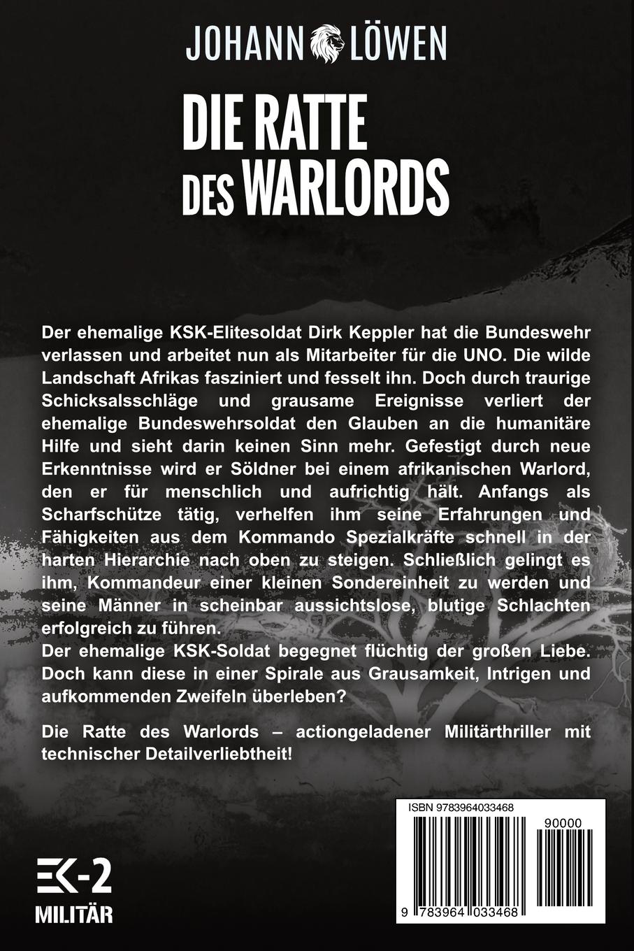 Rückseitencover Die Ratte des Warlords Band 1