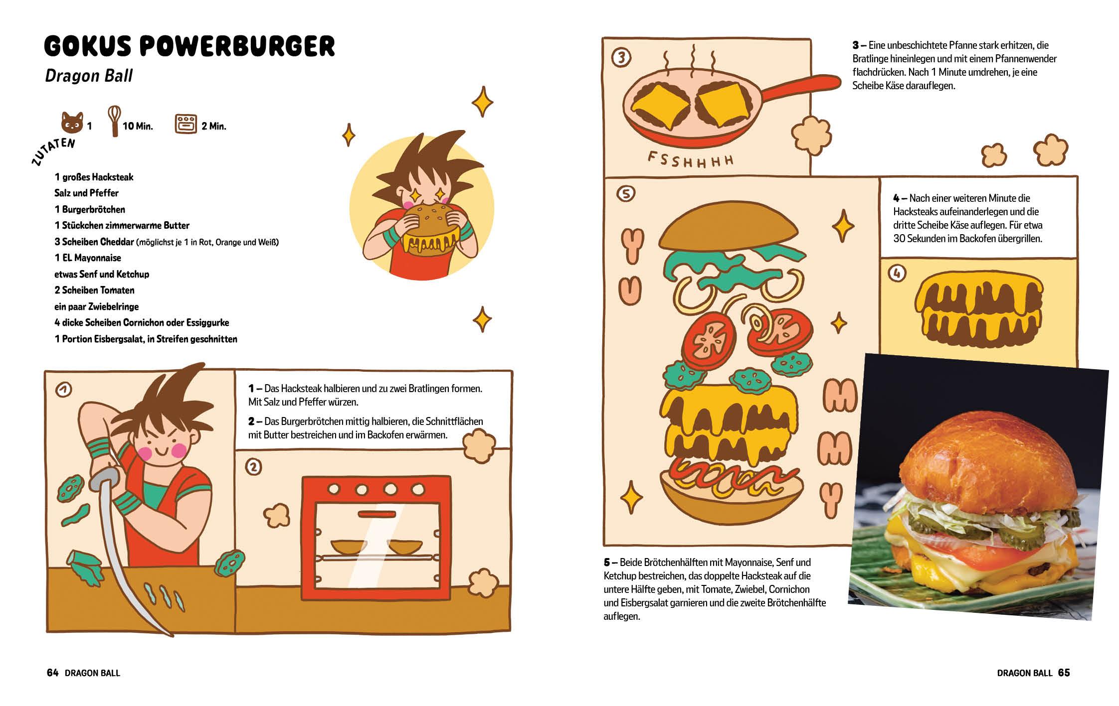 Beispielinhalt (Bild) Fantastische Anime-Küche