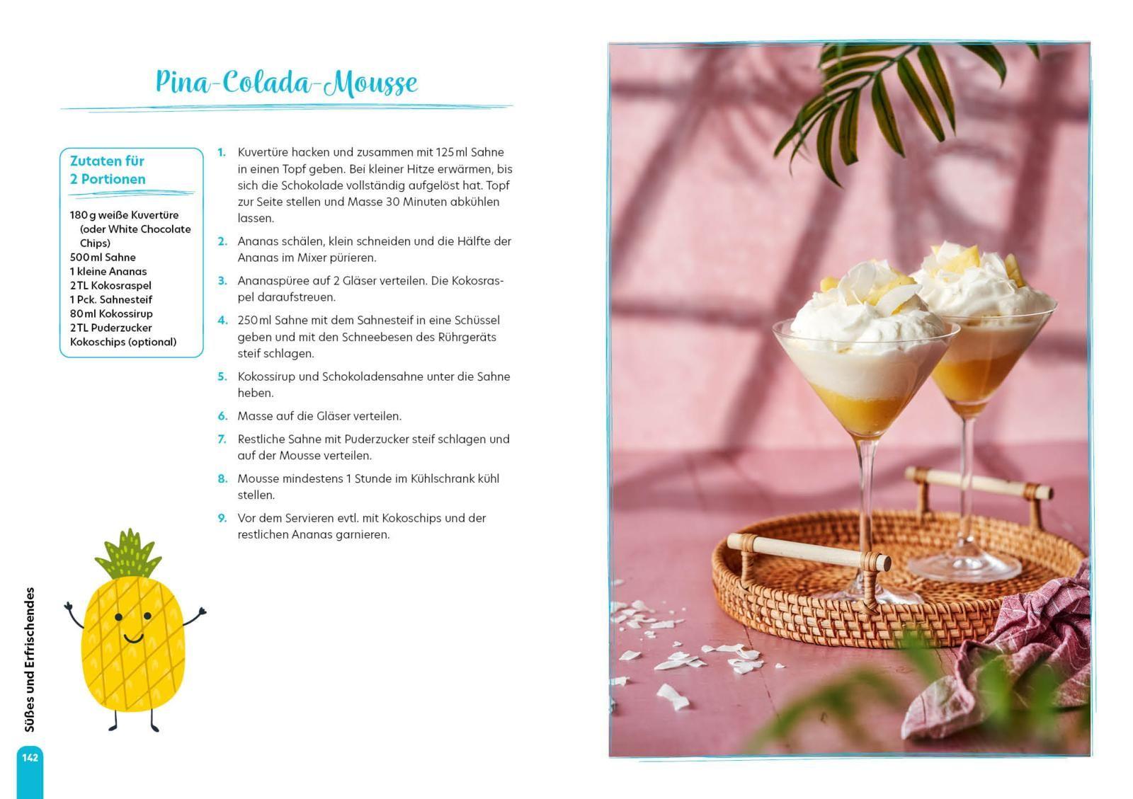 Beispielinhalt (Bild) Vegetarisch für Teenies: Das Kochbuch