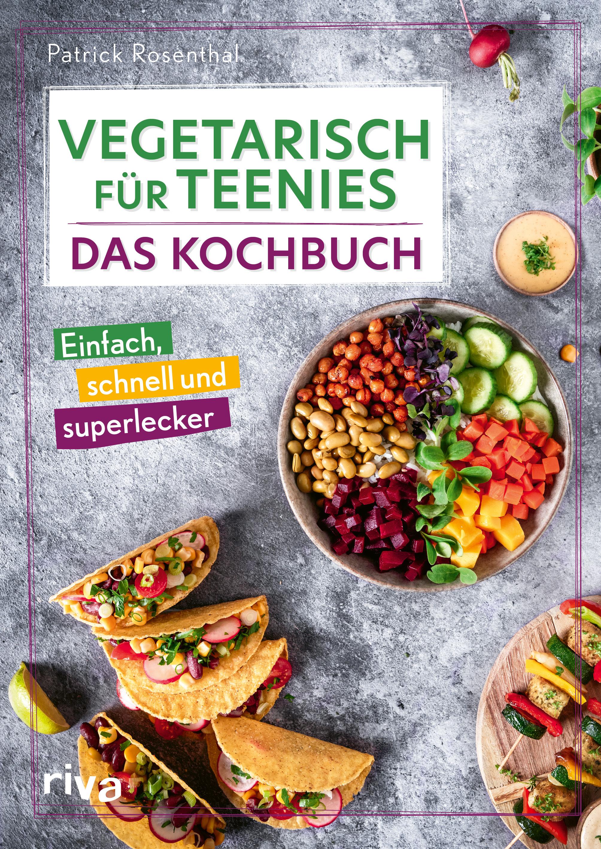 Vorderes Coverbild Vegetarisch für Teenies: Das Kochbuch