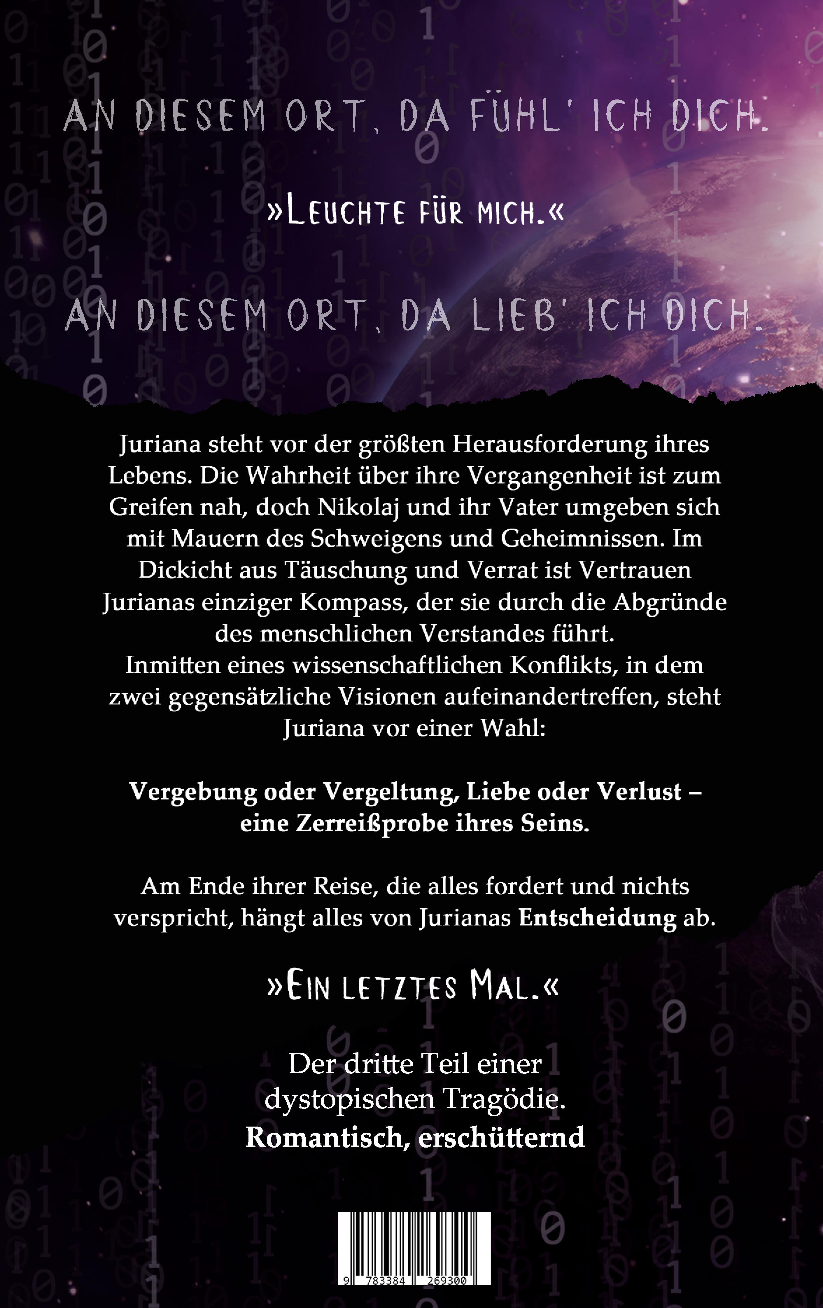 Rückseitencover Spinne und Glühwürmchen: Romantische und tragische Dystopie