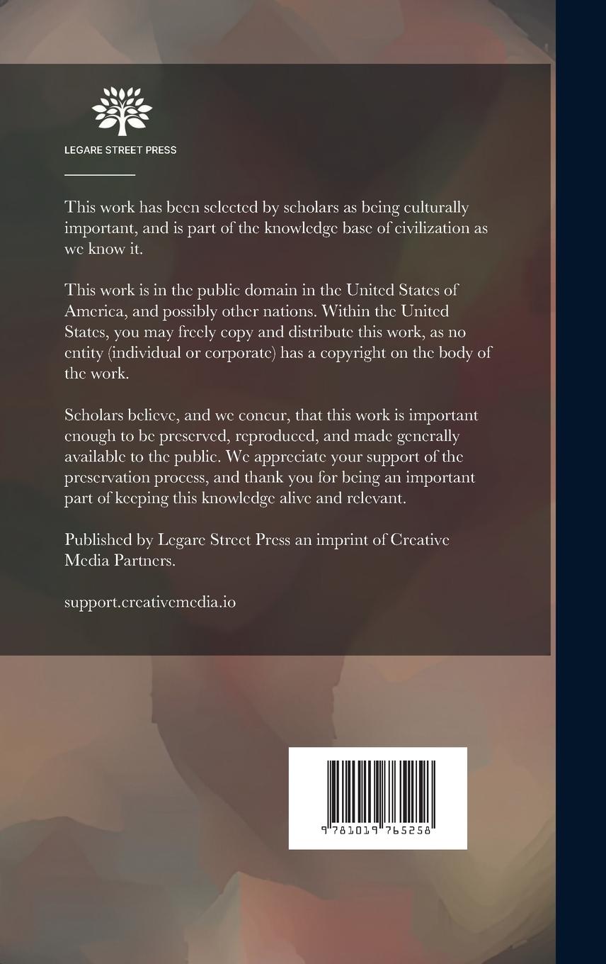 Rückseitencover Three Letters of Mr. George Peabody