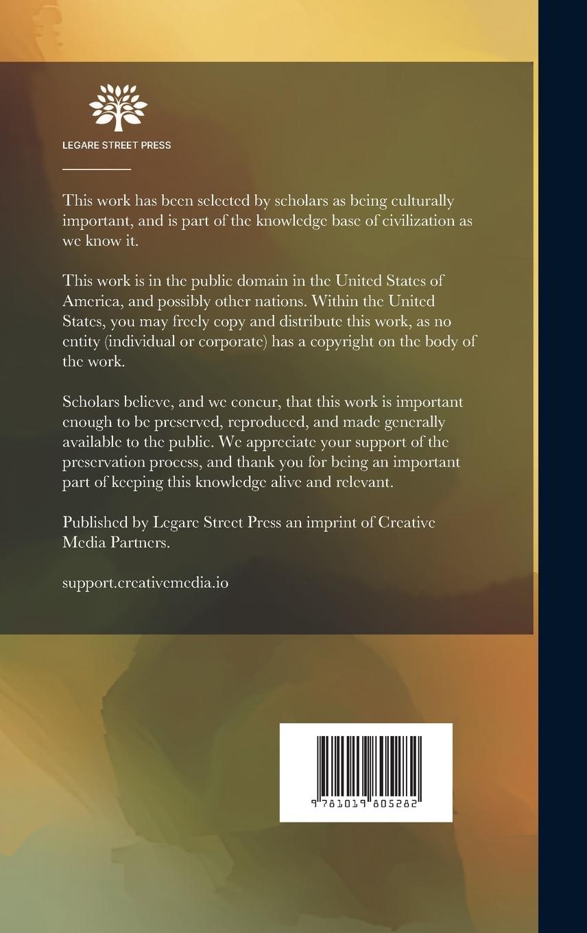 Rückseitencover Asiatic Cholera: Its Origin