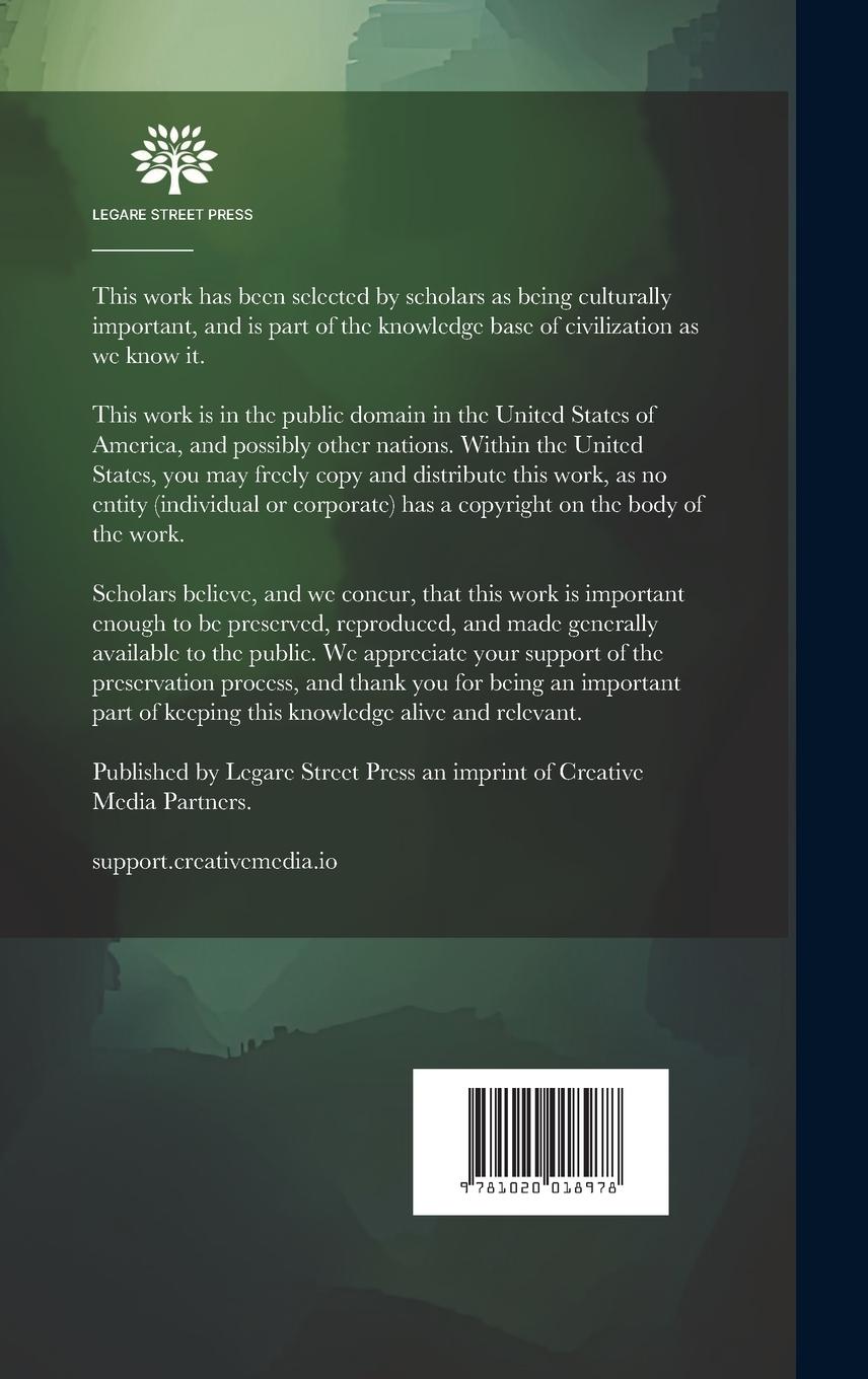 Rückseitencover Notes on the Manufacture of Wood Pulp and Wood-pulp Papers