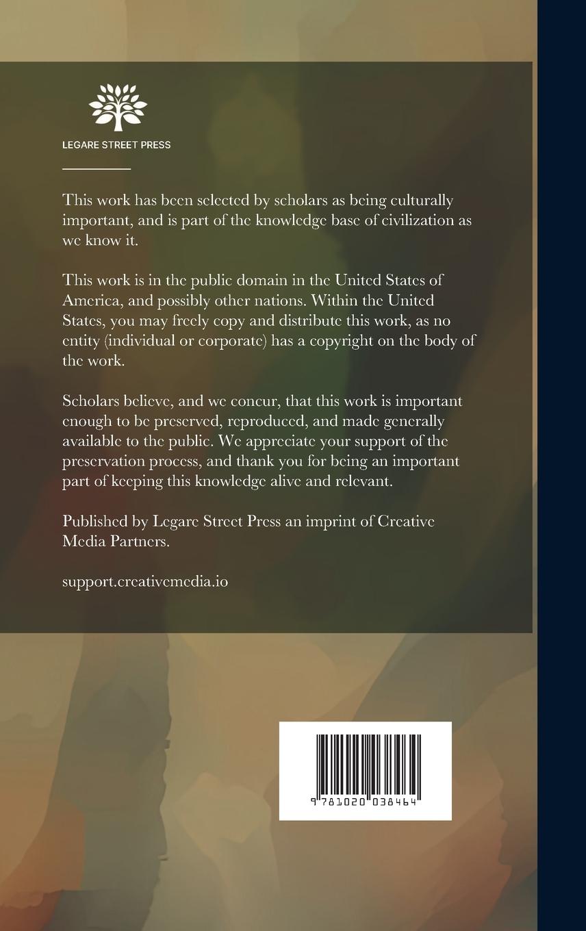 Rückseitencover Public Works: A Treatise on Subjects of Interest to Municipal Officers