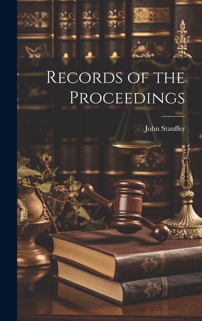 Vorderes Coverbild Records of the Proceedings