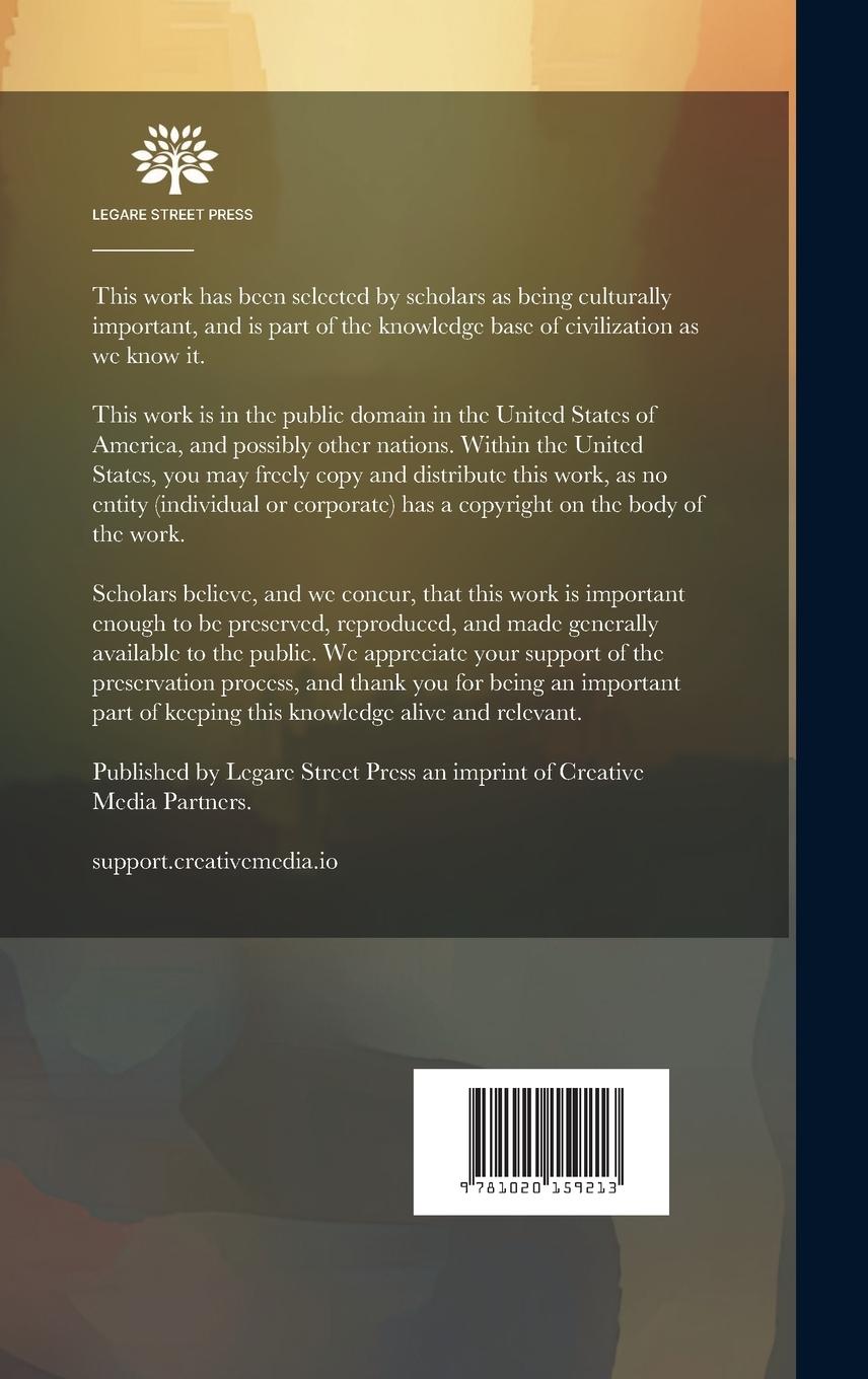 Rückseitencover The Control Of Industry By The People Through The Co-operative Movement