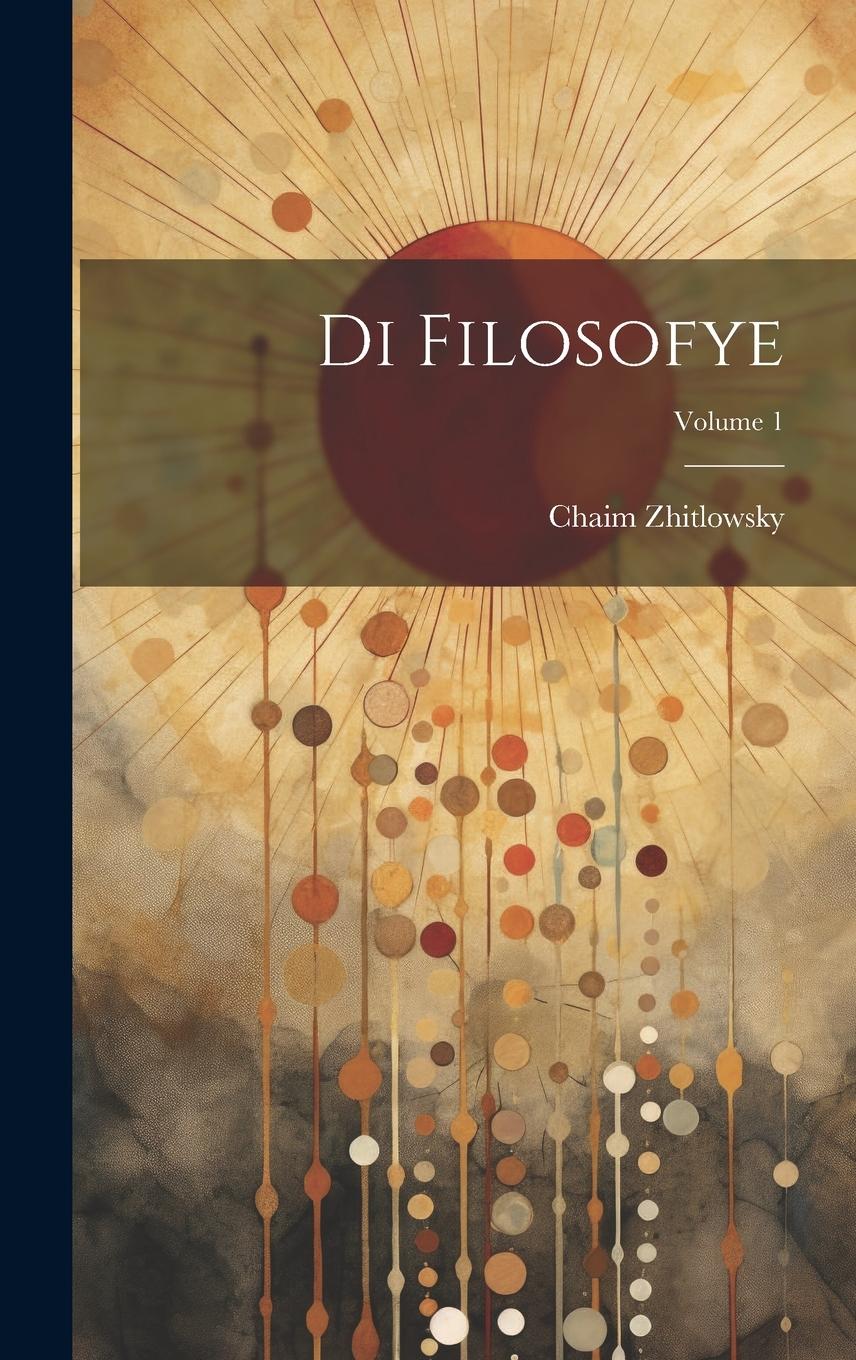 Vorderes Coverbild Di filosofye; Volume 1