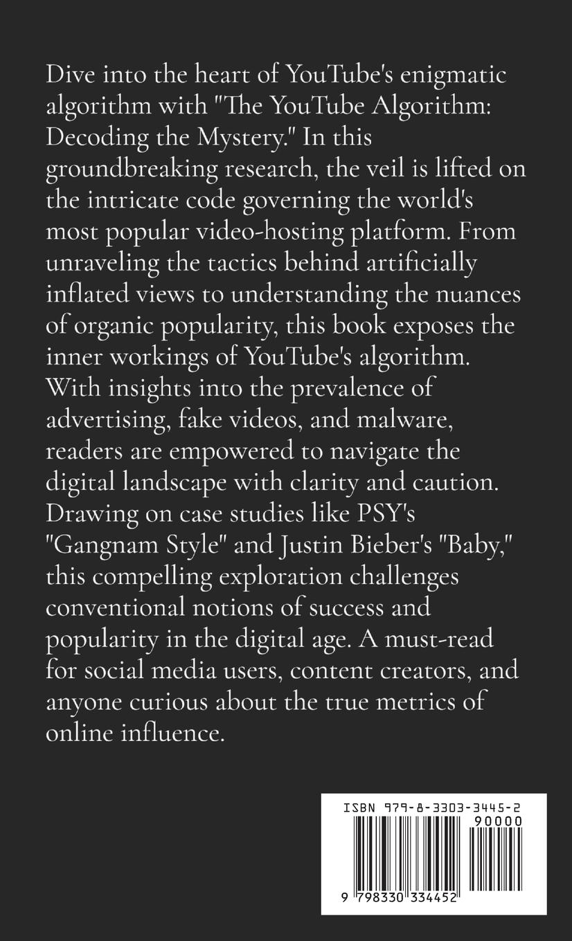 Rückseitencover The YouTube Algorithm