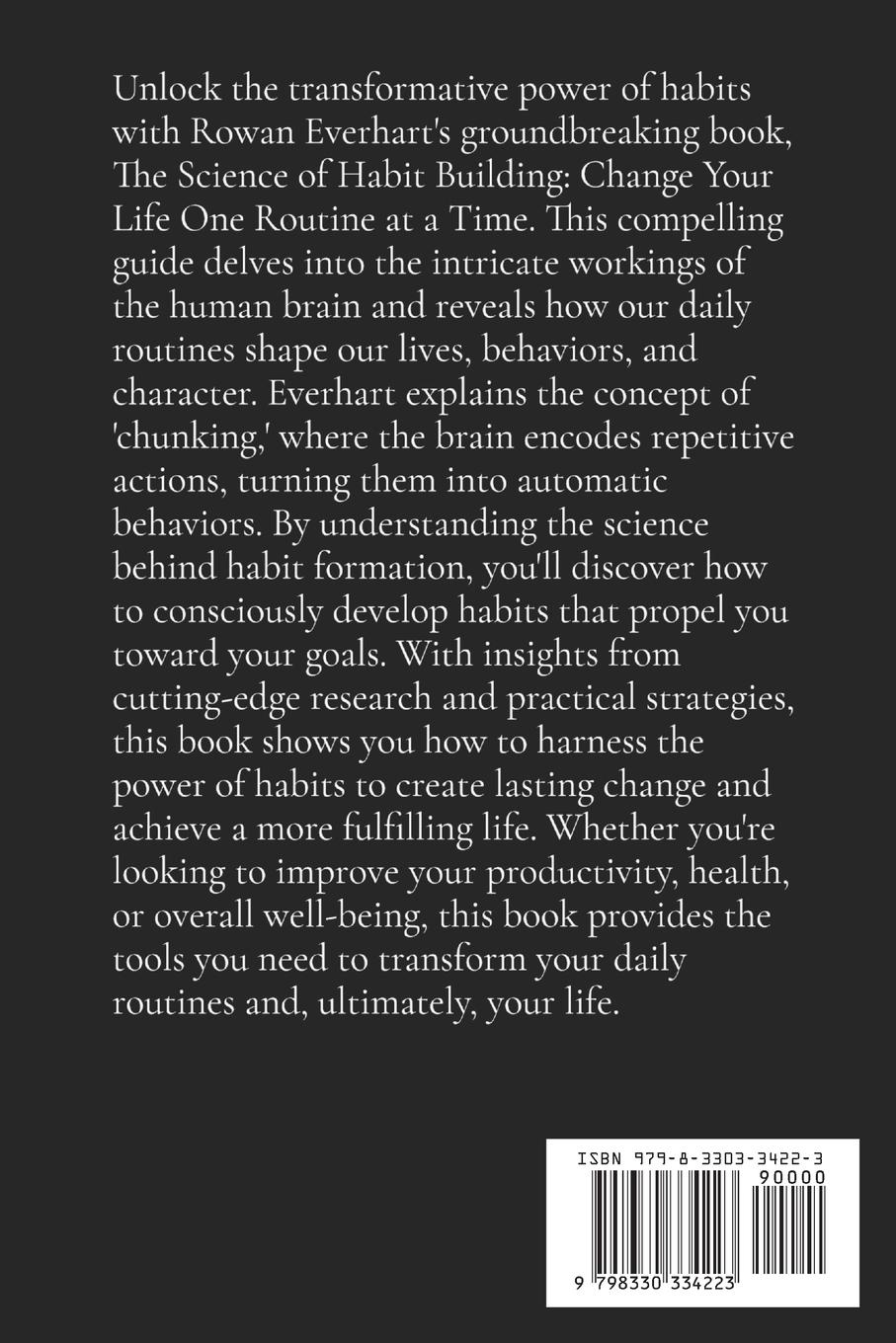 Rückseitencover The Science of Habit Building