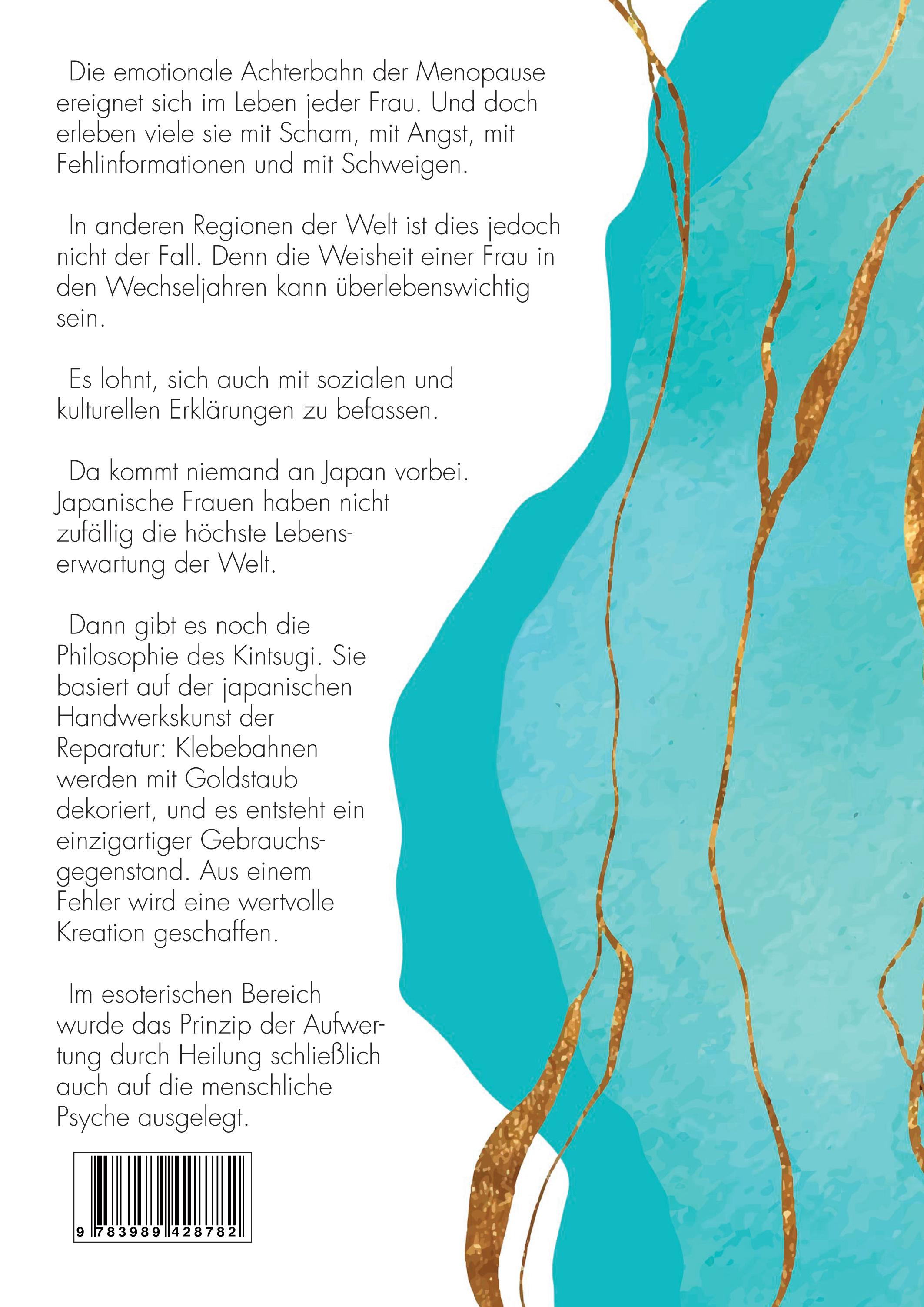Rückseitencover Leichtere Wechseljahre mit KINTSUGI