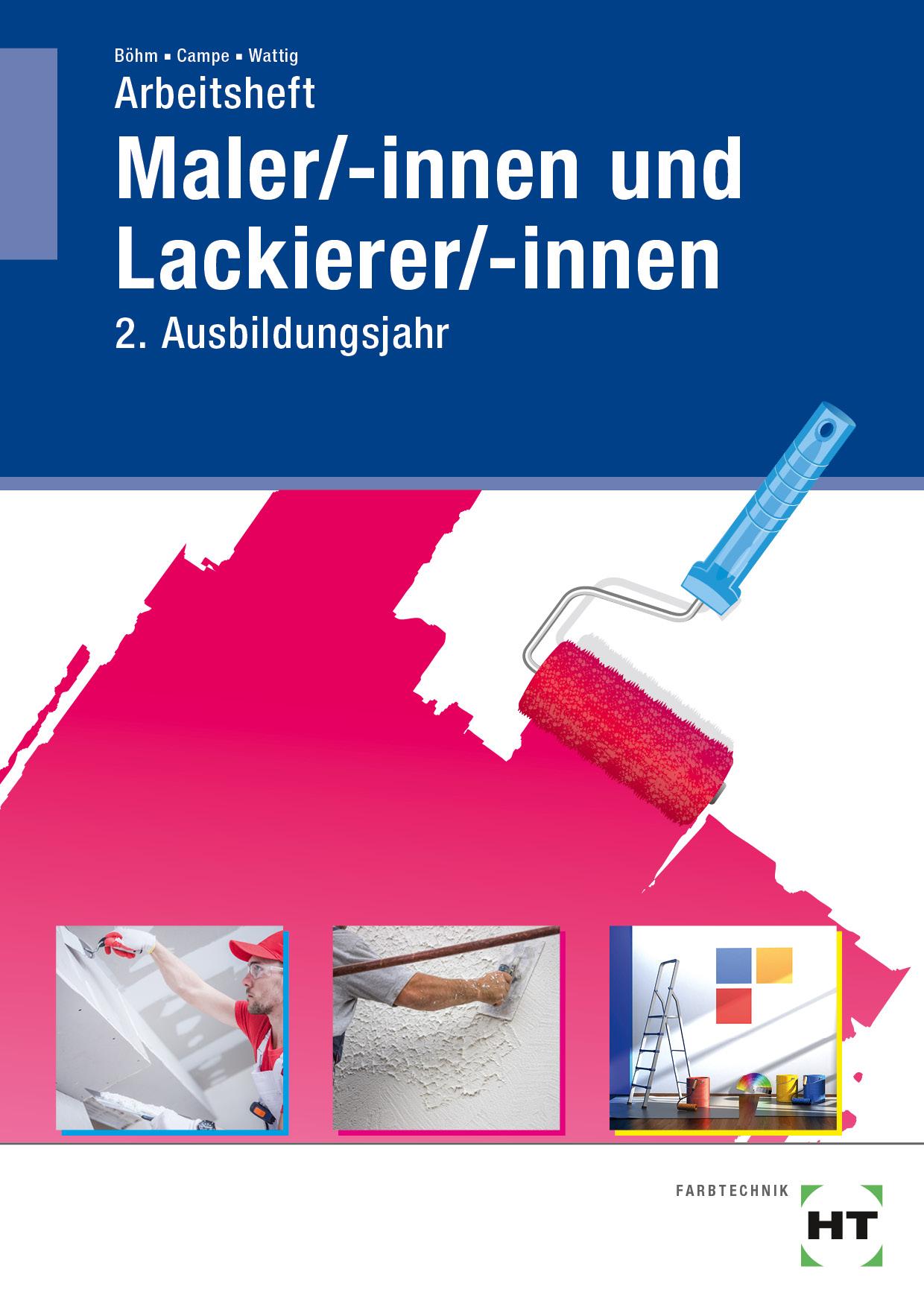 Vorderes Coverbild Arbeitsheft Maler/-innen und Lackierer/-innen
