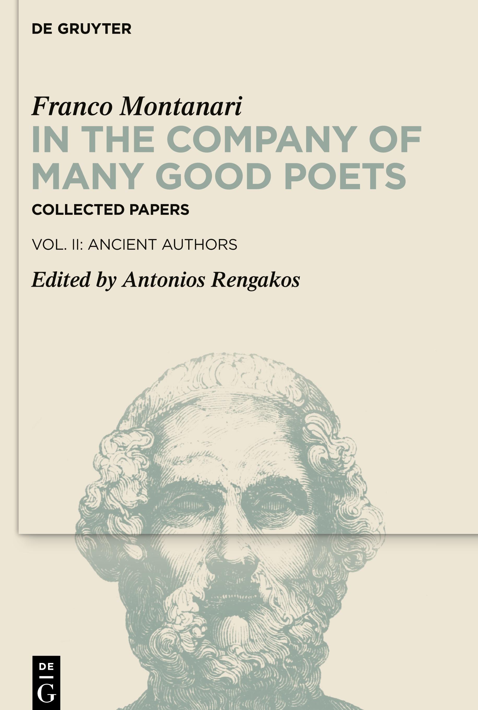Vorderes Coverbild In the Company of Many Good Poets. Collected Papers of Franco Montanari