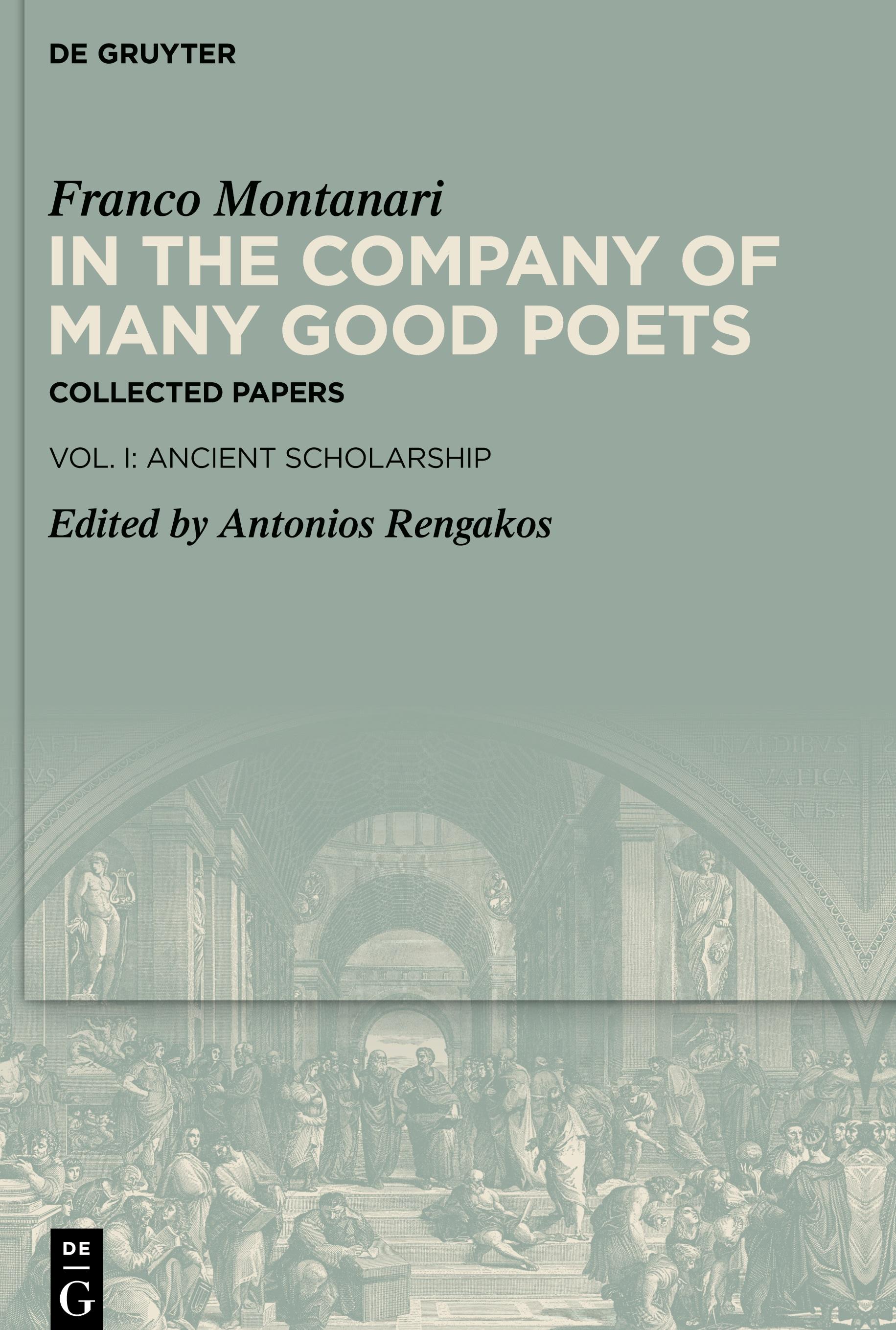 Vorderes Coverbild In the Company of Many Good Poets. Collected Papers of Franco Montanari
