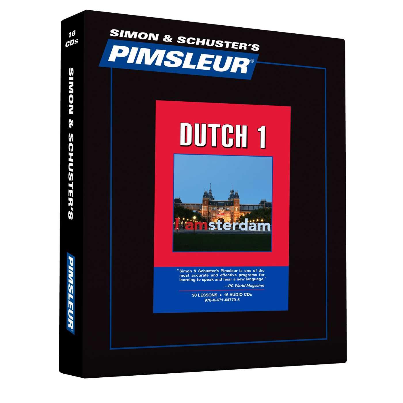 Vorderes Coverbild Pimsleur Dutch Level 1 CD: Learn to Speak and Understand Dutch with Pimsleur Language Programs