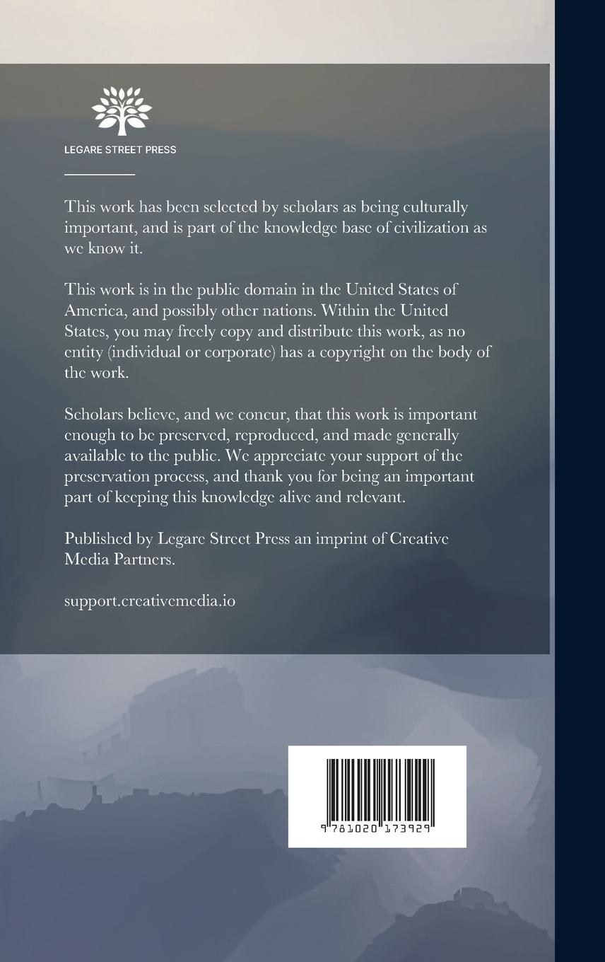 Rückseitencover Historical Notes on the Yukon District / by George M. Dawson