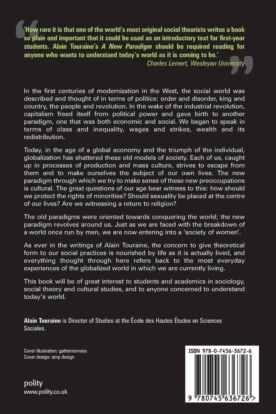Rückseitencover New Paradigm for Understanding Today's World