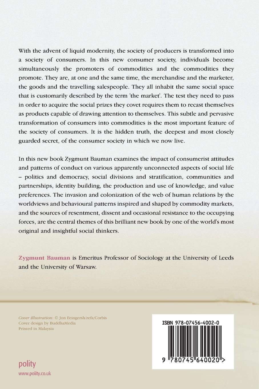 Rückseitencover Consuming Life