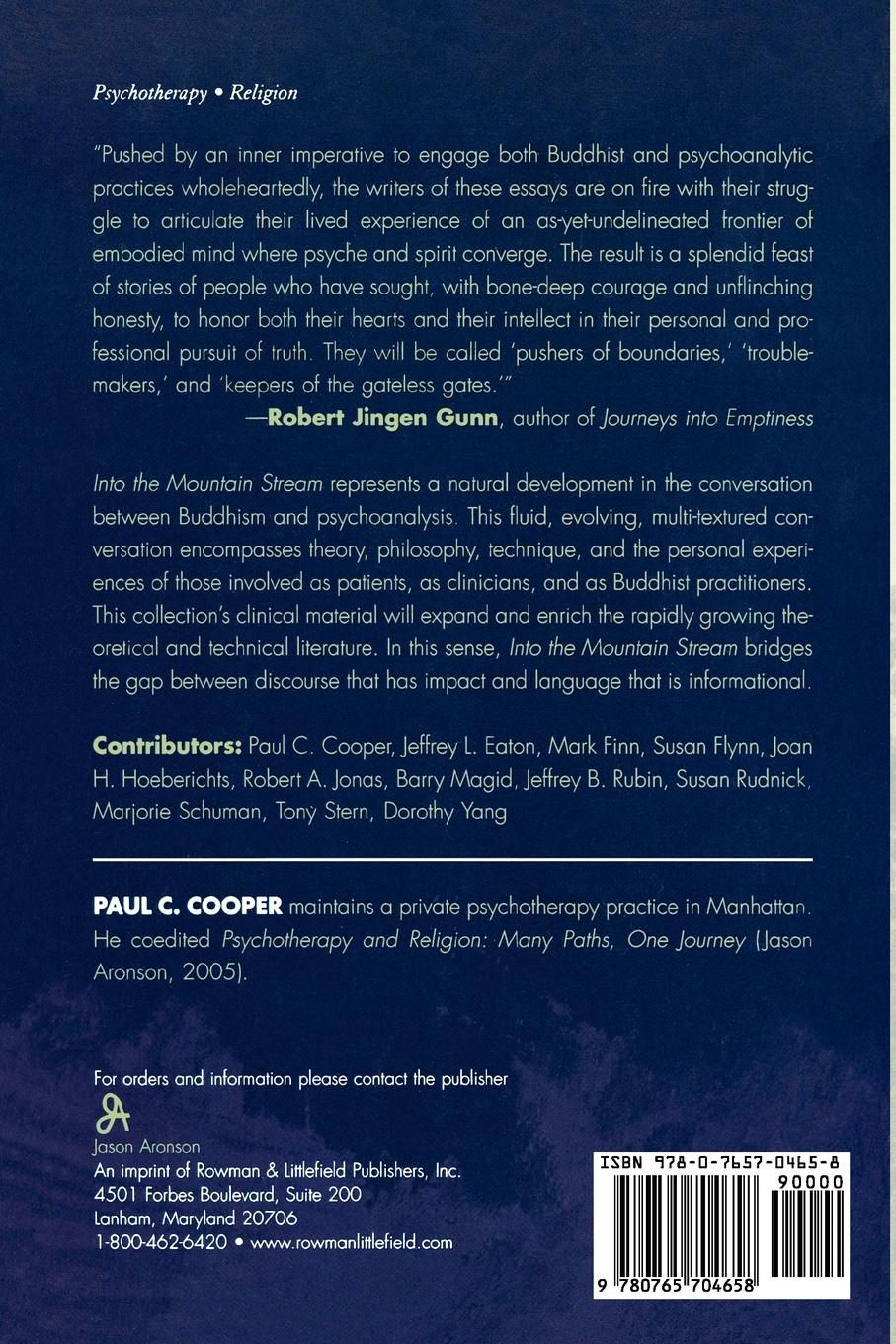 Rückseitencover Into the Mountain Stream